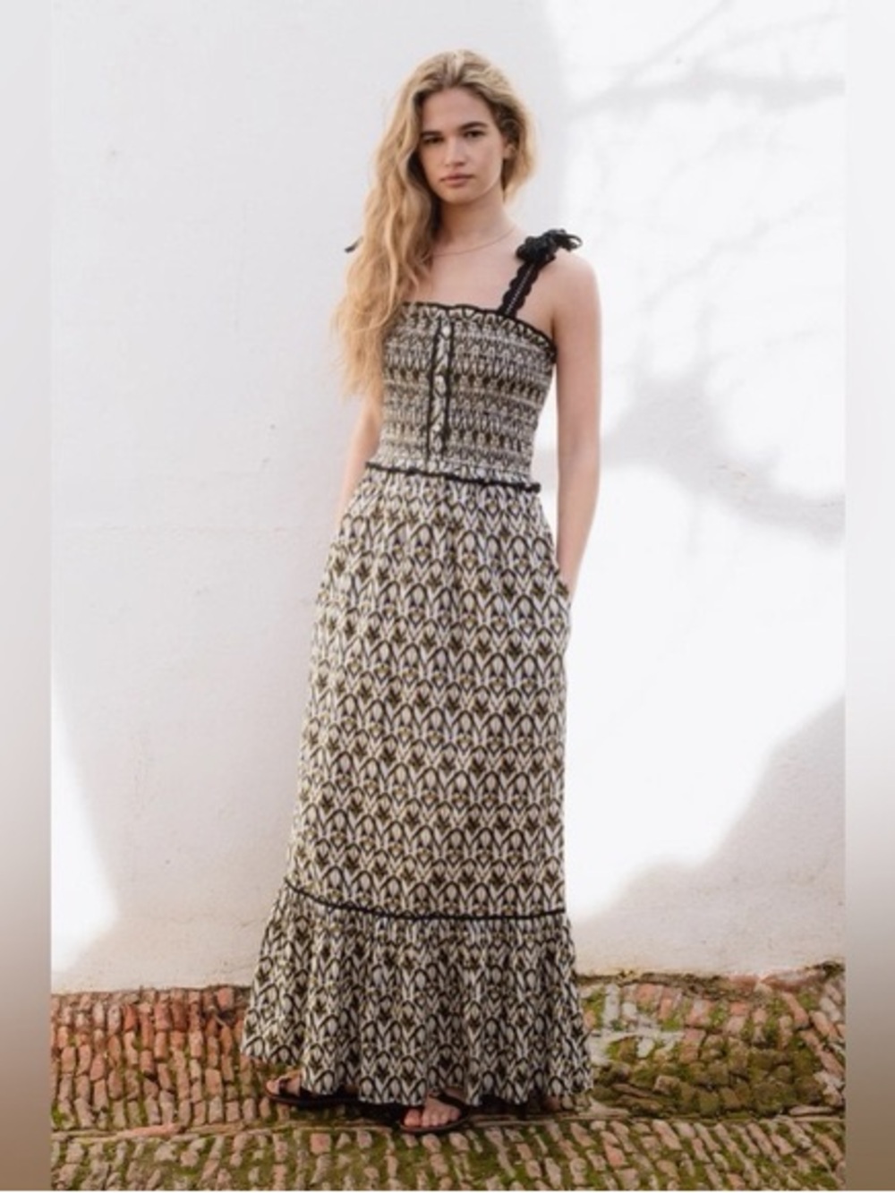 [NWT] $250 SONMER Paris Maxi Dress. Small